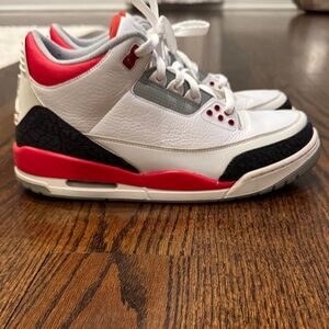 Jordan 3 Retro Fire Red 2013 Men’s size 10